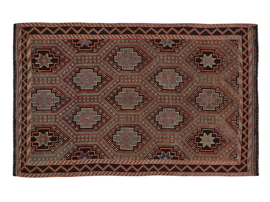 Kilim Rug 5x8, Turkish Kilim, Vintage Kilim, Living Room Rug, Handmade Anatolia Rug, Rug Kilim, Area Rug, Entryway Rug, Kilim Rug, 10502