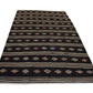Kilim Rug 6x10, Turkish Kilim, Vintage Kilim, Handmade Unique Black Kilim Rug, Eclectic Rug, Rug Kilim, Entryway Rug, Flat Weave Rug, 10516