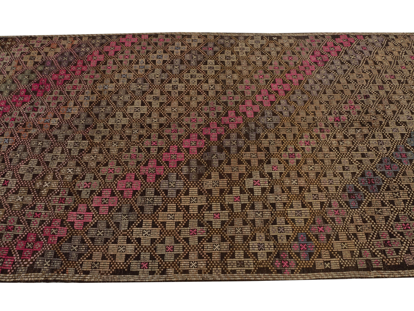 Turkish Vintage Kilim Rug, Handmade Anatolia Ethnic Kilim Rug, Kilim Rug 5x11, Turkish Kilim, Living Rug, Rug Kilim, Rustic Rug, 10515