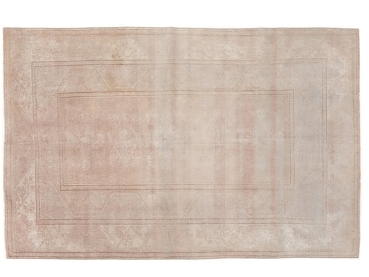 Neutral Oushak Area Rug, 5x8 Oushak Vintage Turkish rug ,Scandinavian Rug, Living room rug, Turkish Rug Beige, Bedroom rug, 10023