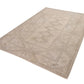 Muted Beige Area Oushak Rug, 7x10 Turkish Oushak Rug, Vintage Handmade Rug, Neutral Turkish rug, Carpet rug, Turkey rug,Pastel rug,9953