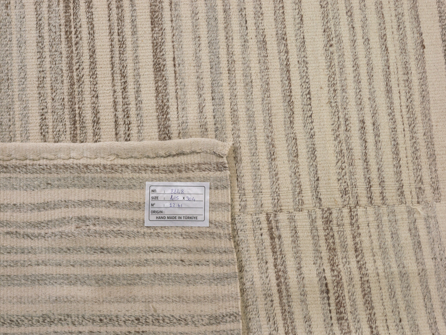Turkish Rug Kilim, Kilim rug 10x14, Handmade Rug, Oversize Area Kilim rug Beige, Large Rug Kilim, One of a kind Rug, Farmhouse decor, 8848