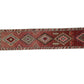 Scandinavian Rug Runner 3x12, Turkish Runner, Faded Rug, Vintage Runner, Oushak Runner ,Kitchen Farmhouse Runner Rug, Kilim Runner, 7706