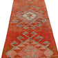 Turkish Rug Faded, Rug Runner 3x11, Carpet runner, Muted Anatolia Runner Rug, Turkish Vintage Oushak Runner, Eclectic, Hallway rug,7795
