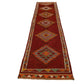 3x13 Rug Runner, Turkish Rug Runner, Oushak Runner, Vintage Runner, Terracotta rug, Unique rug, Turkey rug, Floor runner, Hallway rug,7786