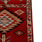 Antique Oriental Turkish Oushak Vintage Hallway Carpet Floor Entryway Kitchen One of a kind Boho Runner rug, 7794