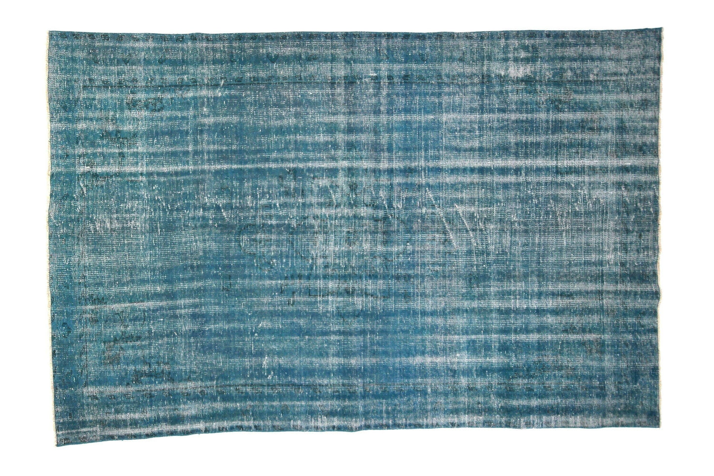 Turkish Rug Blue ,Oushak Rug Blue 5x8, Vintage Rug 5x8, Overdye Rug, Area Rug, Coastal Rug, Carpet Rug 5x8, 5x8 Rug, 3291