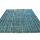 Turkish Rug Blue ,Oushak Rug Blue 5x8, Vintage Rug 5x8, Overdye Rug, Area Rug, Coastal Rug, Carpet Rug 5x8, 5x8 Rug, 3291