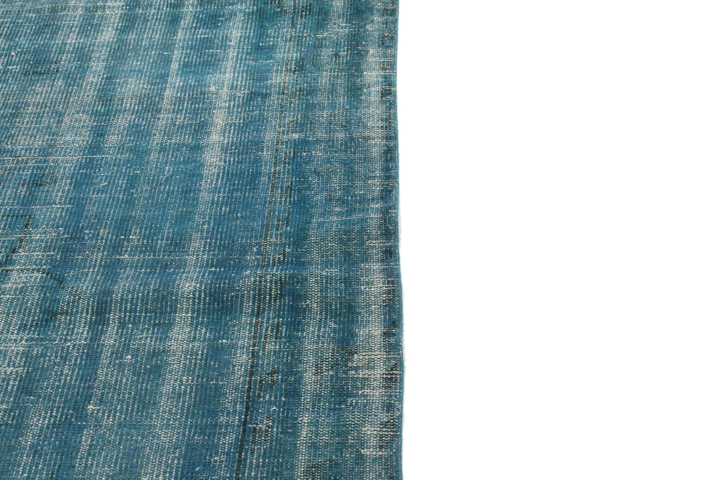 Turkish Rug Blue ,Oushak Rug Blue 5x8, Vintage Rug 5x8, Overdye Rug, Area Rug, Coastal Rug, Carpet Rug 5x8, 5x8 Rug, 3291