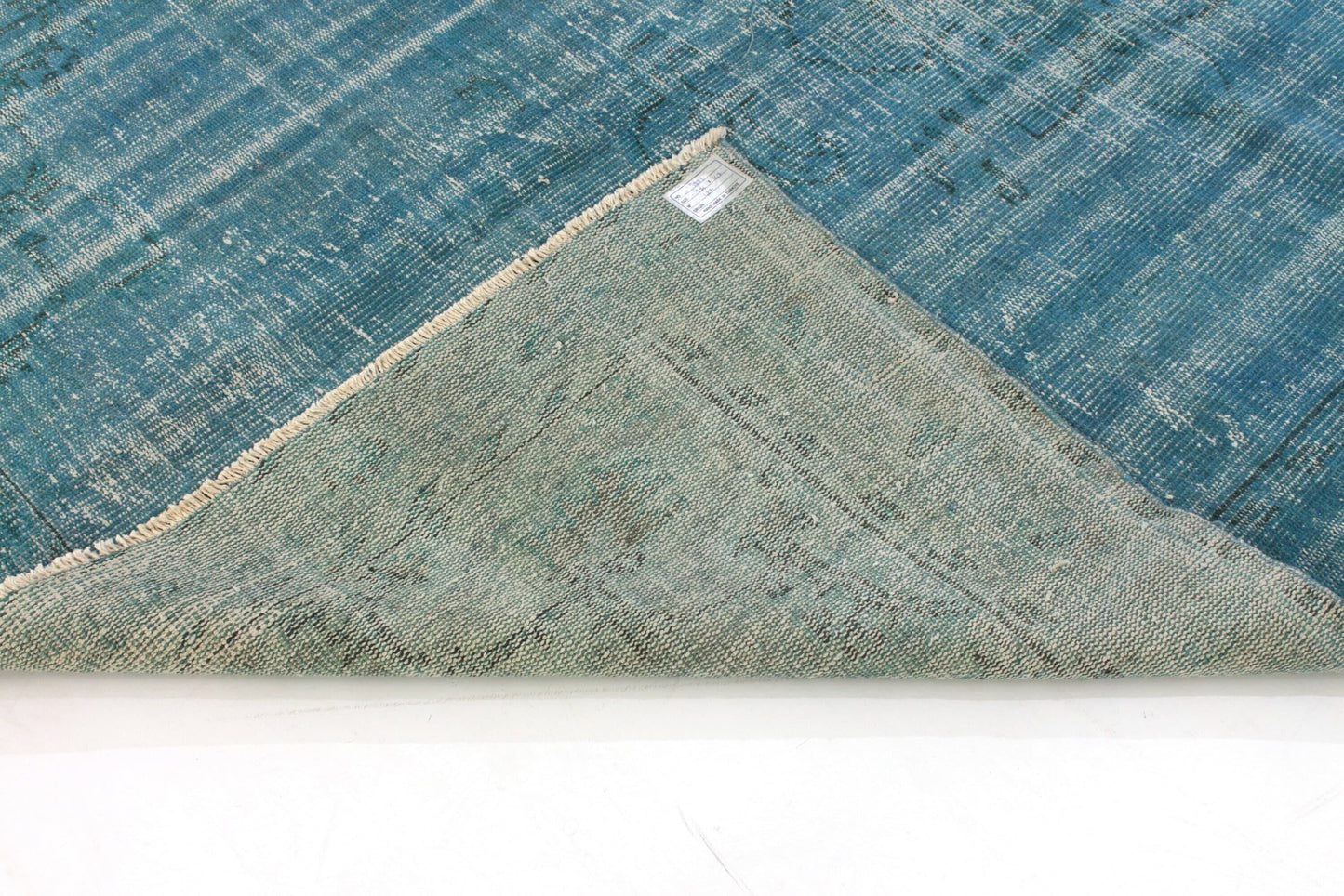 Turkish Rug Blue ,Oushak Rug Blue 5x8, Vintage Rug 5x8, Overdye Rug, Area Rug, Coastal Rug, Carpet Rug 5x8, 5x8 Rug, 3291