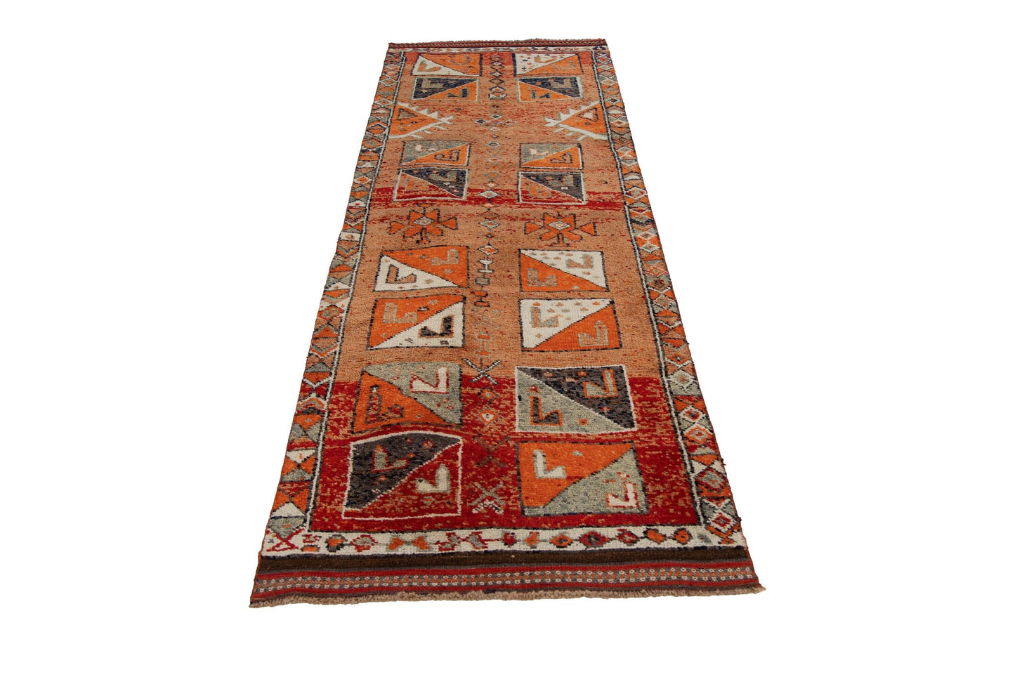 3x10 Turkish Runner rug, Oushak runner, Vintage runner ,Nursery rug, Bathroom rug, Hallway rug, Floor runner, Handmade rug,7783