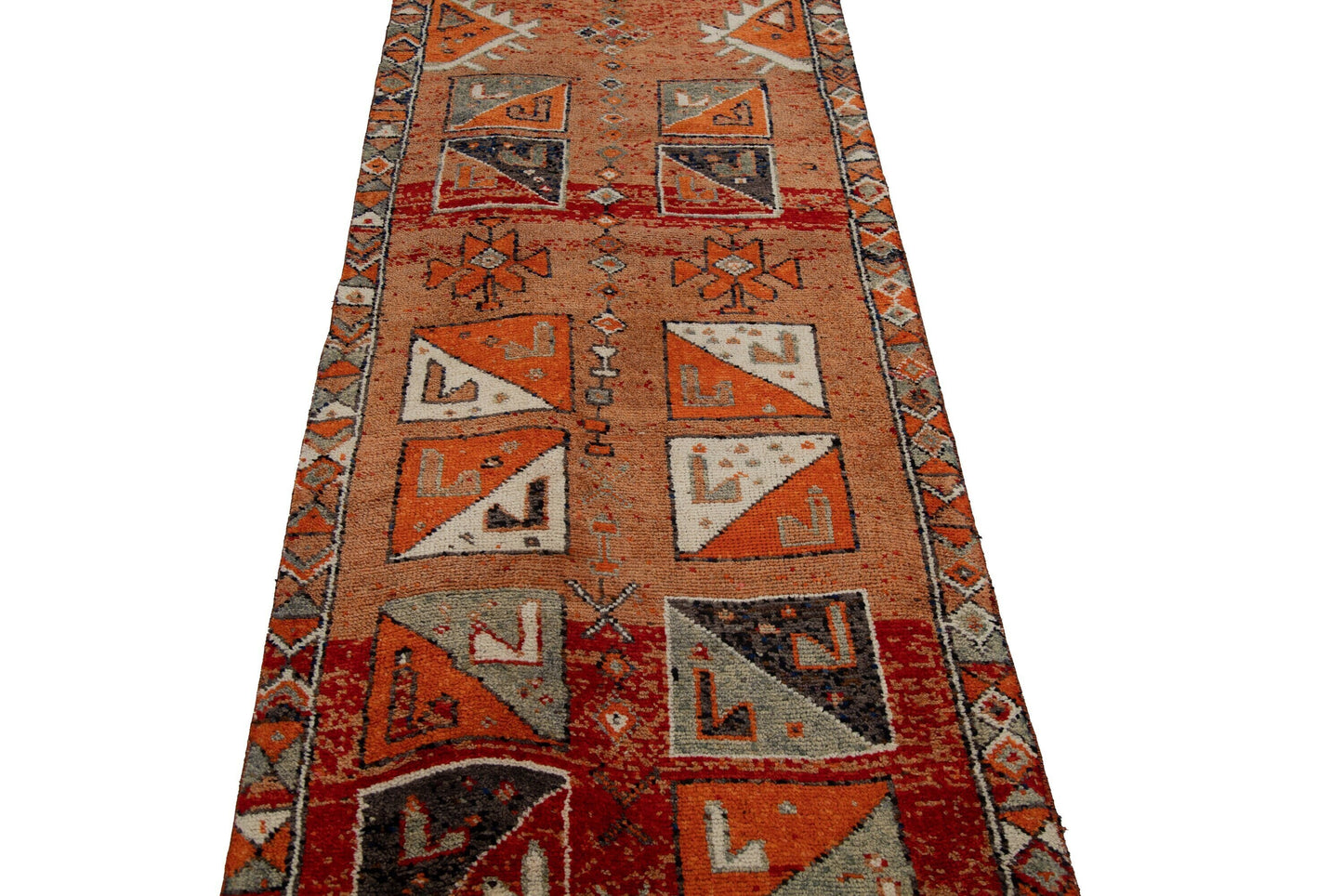 3x10 Turkish Runner rug, Oushak runner, Vintage runner ,Nursery rug, Bathroom rug, Hallway rug, Floor runner, Handmade rug,7783