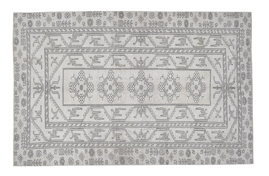 Vintage Rug, Turkish Rug, Oushak Rug, Handmade Rug, Area Rug, Neutral Rug, Living Room Rug, Turkey Rug, Vintage Carpet, Rug 5x8, 12414