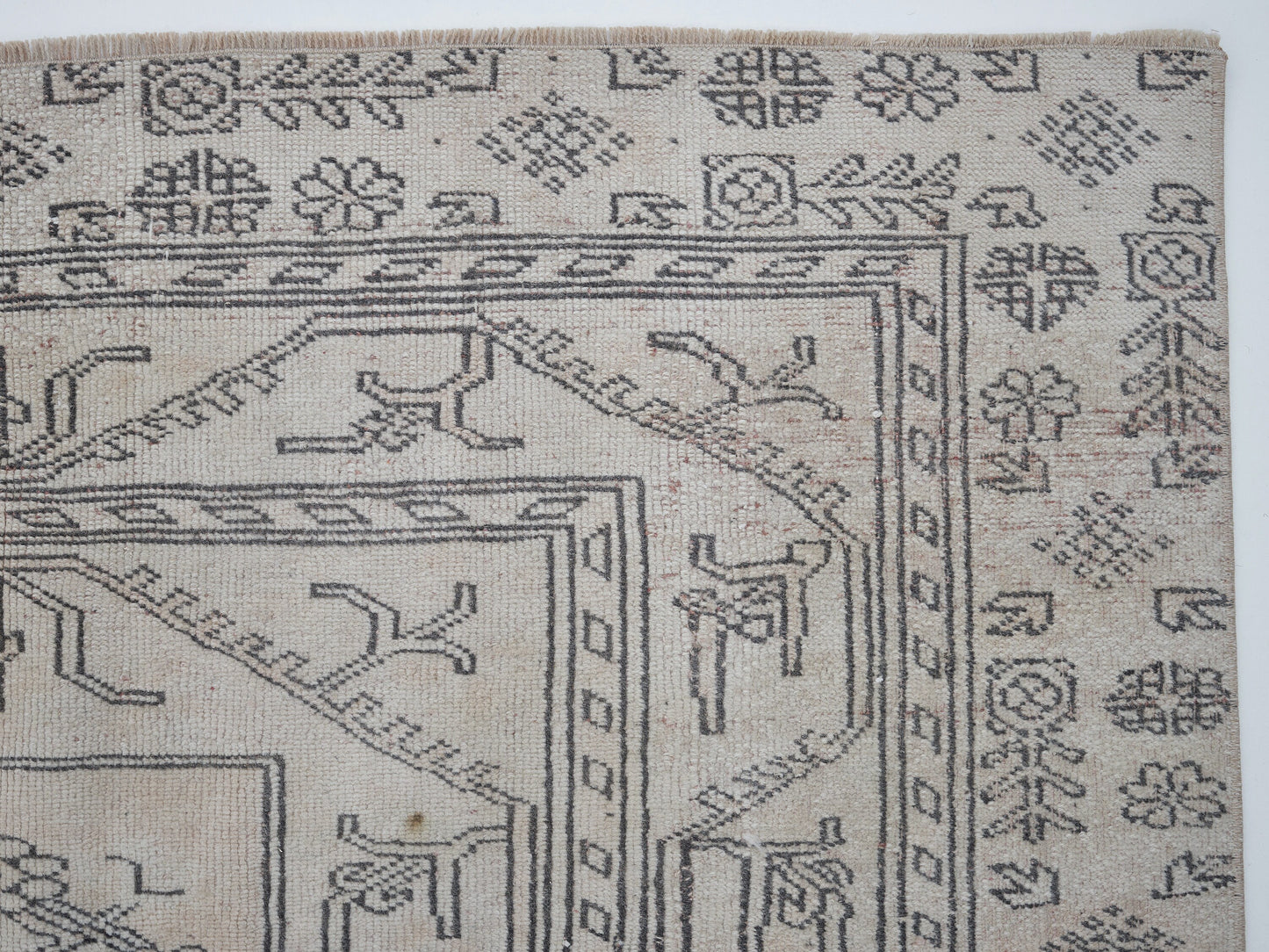 Vintage Rug, Turkish Rug, Oushak Rug, Handmade Rug, Area Rug, Neutral Rug, Living Room Rug, Turkey Rug, Vintage Carpet, Rug 5x8, 12414