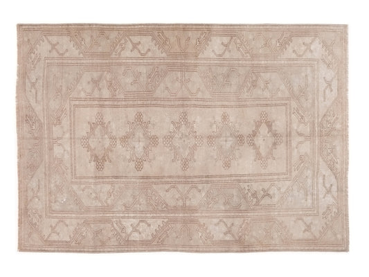 Oushak Rug, Turkish Oushak Rug, Vintage Turkish rug, Coastal decor, Bohemian decor, Anatolia rug, Handmade rug, 5x8 Area Rug, 9996