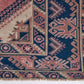 Geometric Turkish rug, Anatolia Rug, Oushak Rug, Vintage Rug, Unique rug, Wool rug, Handmade rug, Small rug 4x6, Entryway rug, 10034