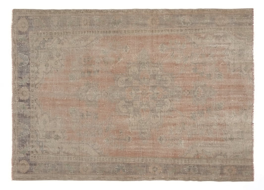 Faded Vintage rug, Area Turkish rug,Neutral rug, Oushak rug 6x8, Boho decor, Bedroom rug, Entryway rug, Anatolia rug, 9587