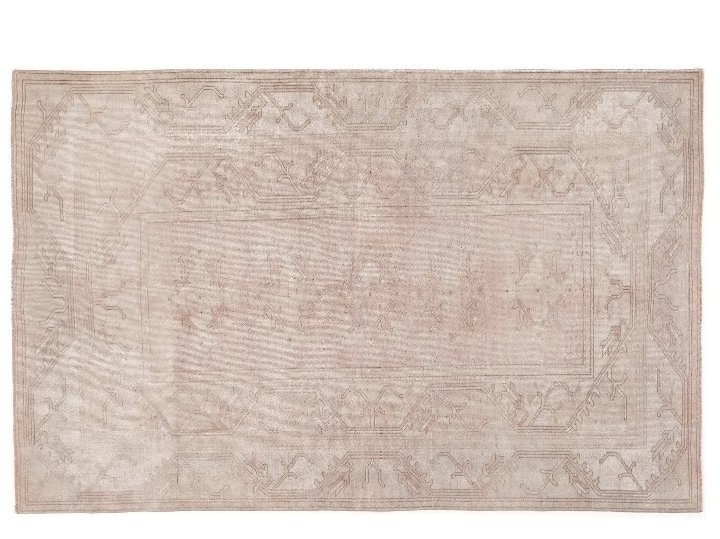 Turkish rug, Vintage Rug, Faded rug, Antique Turkish rug, Muted Oushak Rug, Area rug 5x8, Carpet rug, Bedroom rug, Office Rug,10022
