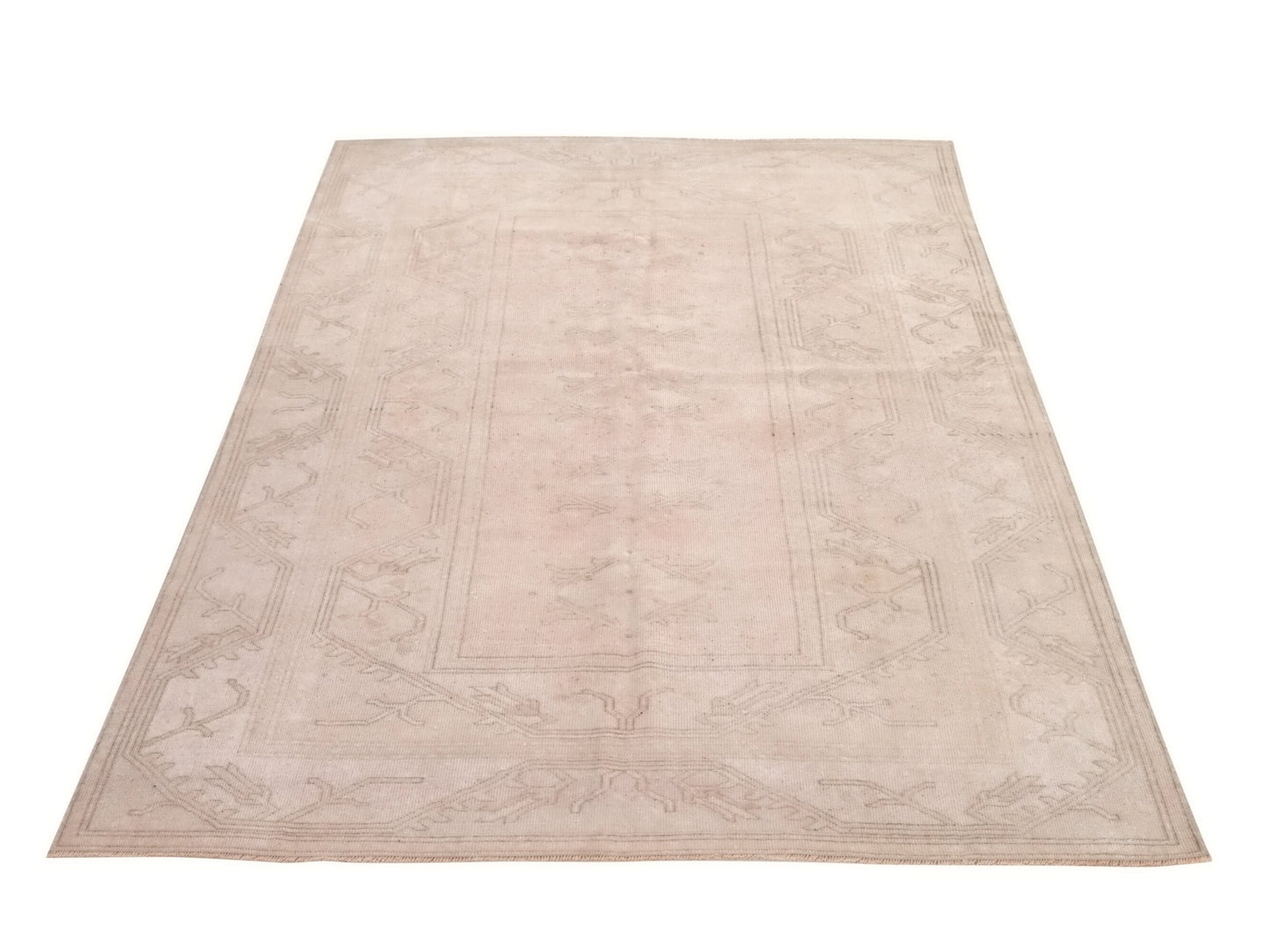 Turkish rug, Vintage Rug, Faded rug, Antique Turkish rug, Muted Oushak Rug, Area rug 5x8, Carpet rug, Bedroom rug, Office Rug,10022