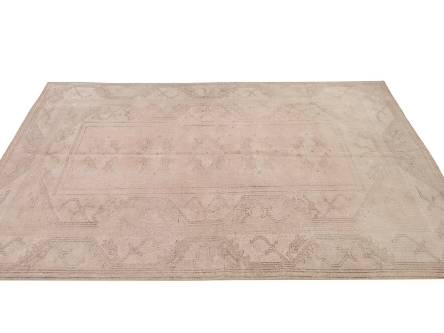 Turkish rug, Vintage Rug, Faded rug, Antique Turkish rug, Muted Oushak Rug, Area rug 5x8, Carpet rug, Bedroom rug, Office Rug,10022