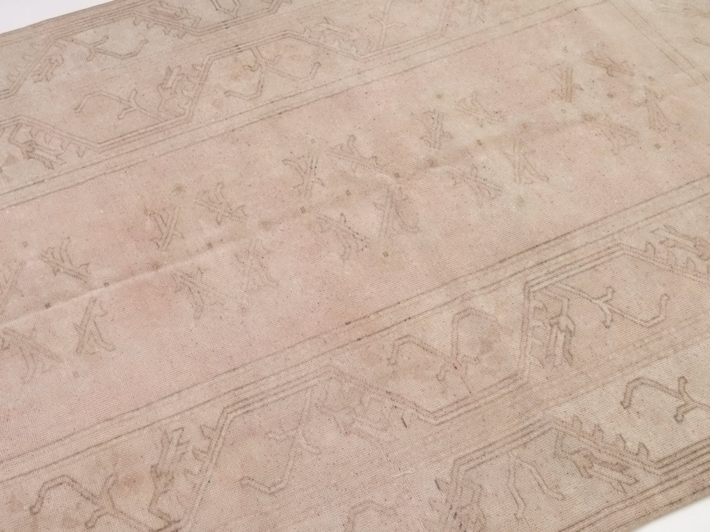 Turkish rug, Vintage Rug, Faded rug, Antique Turkish rug, Muted Oushak Rug, Area rug 5x8, Carpet rug, Bedroom rug, Office Rug,10022