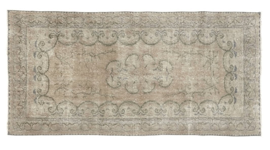 Oushak Rug, Anatolia Rug, Faded rug, Muted rug, Turkish rug, Carpet rug, Area rug 4x7, Handmade rug,Turkey rug,Bohemian rug,Pastel rug, 9608