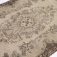 Neutral Rug, Beige Small Rug, Vintage Carpet, Turkish Carpet, Area Rug, 4x7 Rug, Faded Oushak Rug, Wool Handmade Rug, Entryway rug, 8951