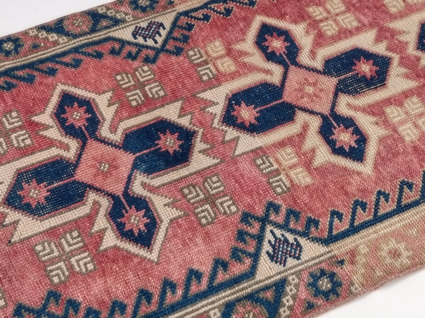 Anatolia Runner Rug 2x10 , Carpet runner, Turkish Oushak Vintage Runner Rug, Handmade Rug, Floor Runner rug, Hallway Rug, Kitchen rug, 9964