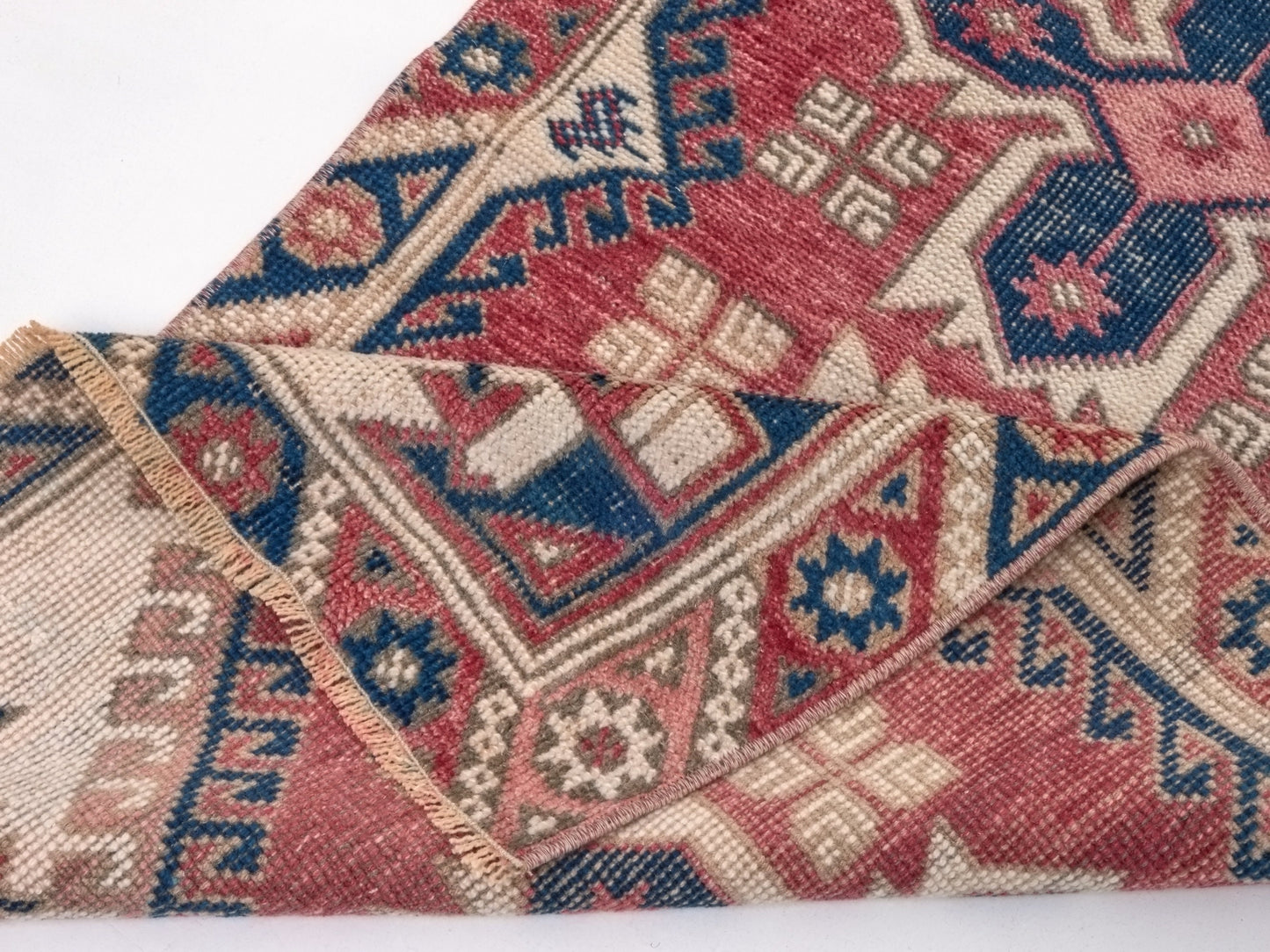 Anatolia Runner Rug 2x10 , Carpet runner, Turkish Oushak Vintage Runner Rug, Handmade Rug, Floor Runner rug, Hallway Rug, Kitchen rug, 9964