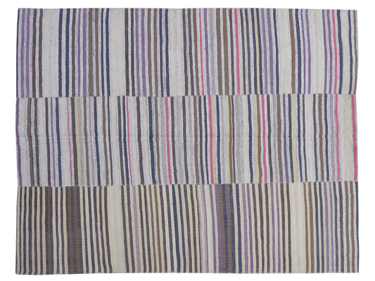 Handmade Minimalist Kilim Rug, Vintage Turkish Area Kilim Rug, One of a kind rug, Living room rug, Eclectic decor, Bedroom rug, 8622