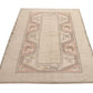Neutral Oushak Rug, Turkish Rug Area, Vintage Rug Beige, 4x7 Rug, Handmade Anatolia Rug, Carpet rug, Muted Beige Faded Turkish Rug, 9669