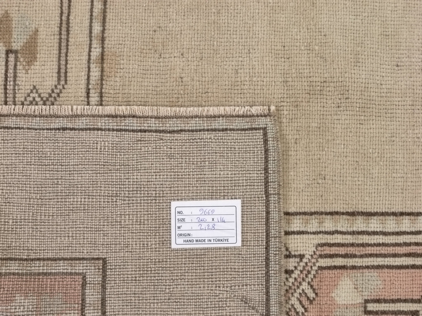 Neutral Oushak Rug, Turkish Rug Area, Vintage Rug Beige, 4x7 Rug, Handmade Anatolia Rug, Carpet rug, Muted Beige Faded Turkish Rug, 9669