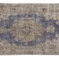 Navy Blue Oushak Rug, Turkish Rug, Vintage Rug, Handmade rug, Carpet rug, Area rug 4x7, One of a kind rug, Bedroom rug, Office rug, 9603