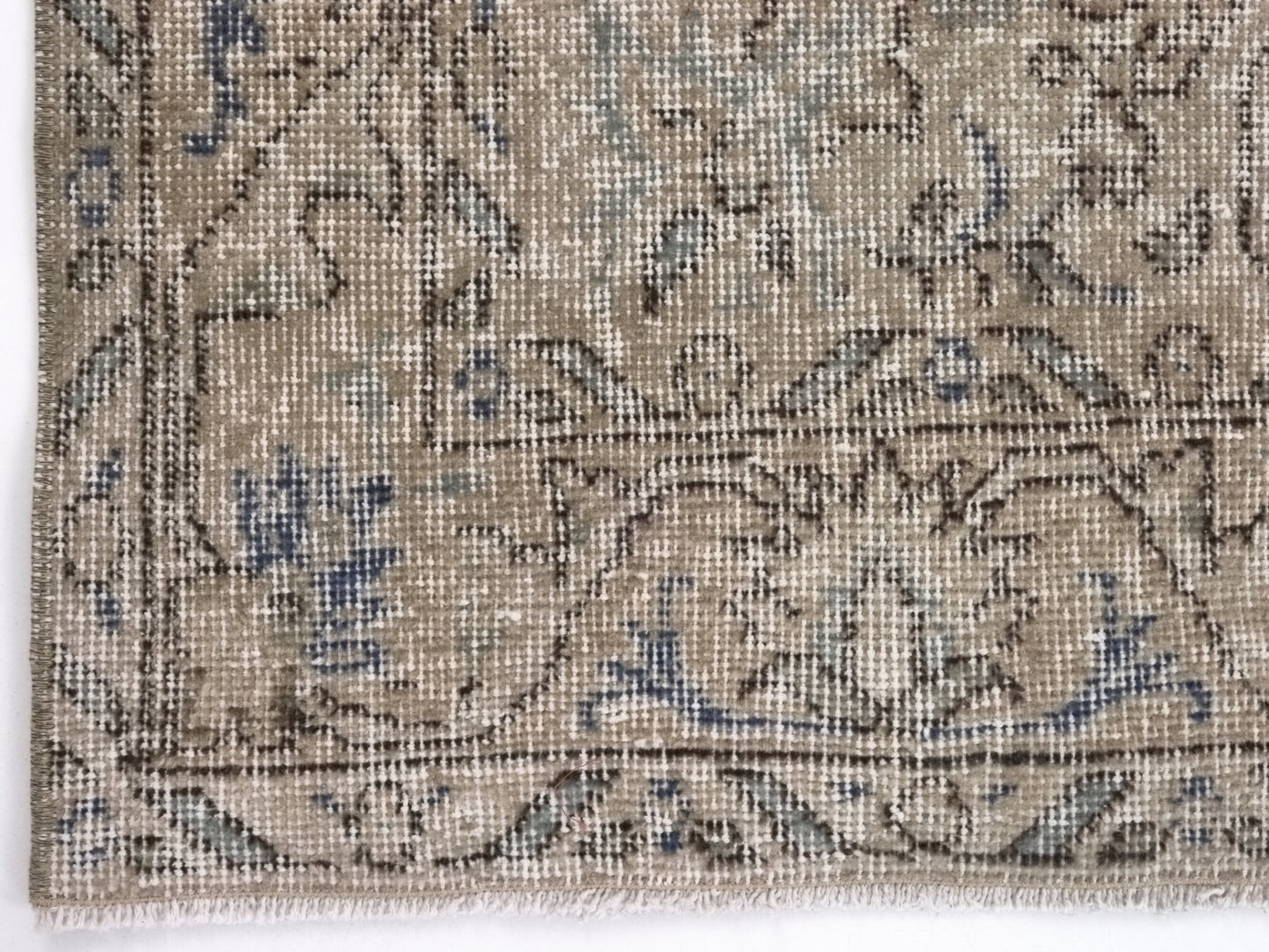 Navy Blue Oushak Rug, Turkish Rug, Vintage Rug, Handmade rug, Carpet rug, Area rug 4x7, One of a kind rug, Bedroom rug, Office rug, 9603