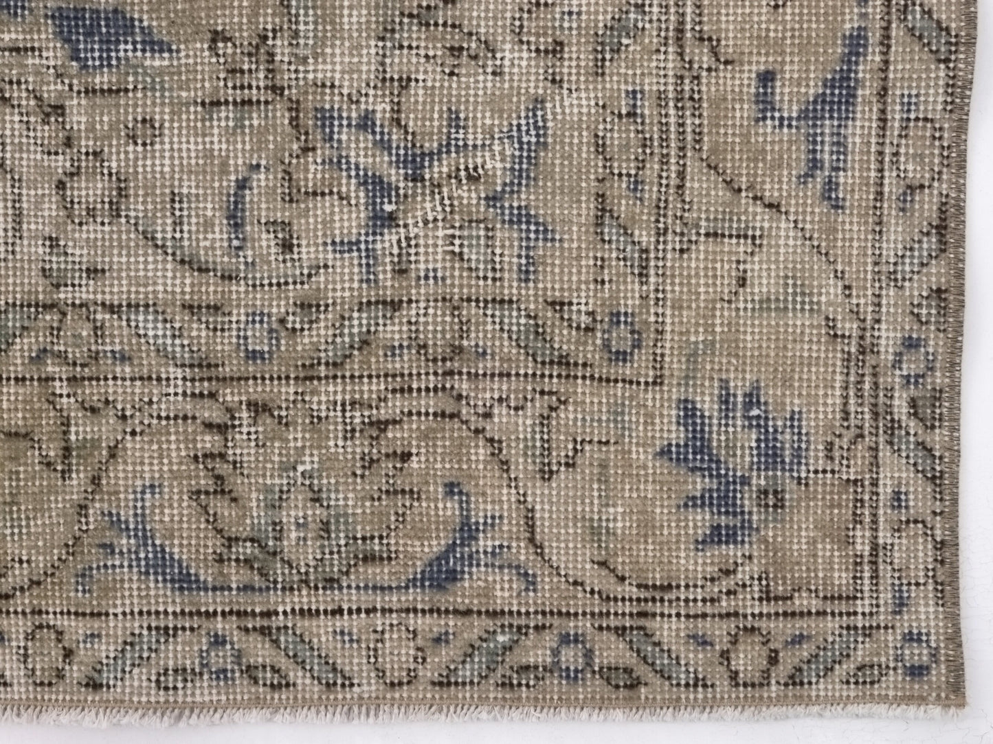 Navy Blue Oushak Rug, Turkish Rug, Vintage Rug, Handmade rug, Carpet rug, Area rug 4x7, One of a kind rug, Bedroom rug, Office rug, 9603