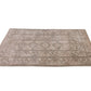 Area Beige Turkish Rug, Vintage Turkish Carpet Rug, One of a kind, Handmade rug, Turkey rug, Rug 4x6, Bedroom rug, Wool rug,Carpet rug,10031