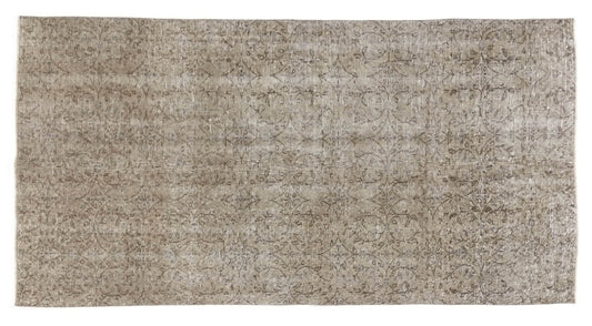 Vİntage Rug, Anatolian Rug, Oushak Rug , Handmade rug, Neutral Rug, Small Rug 3x4 Rug ,Wool Rug , Turkey rug, One of a kind Rug, 8654