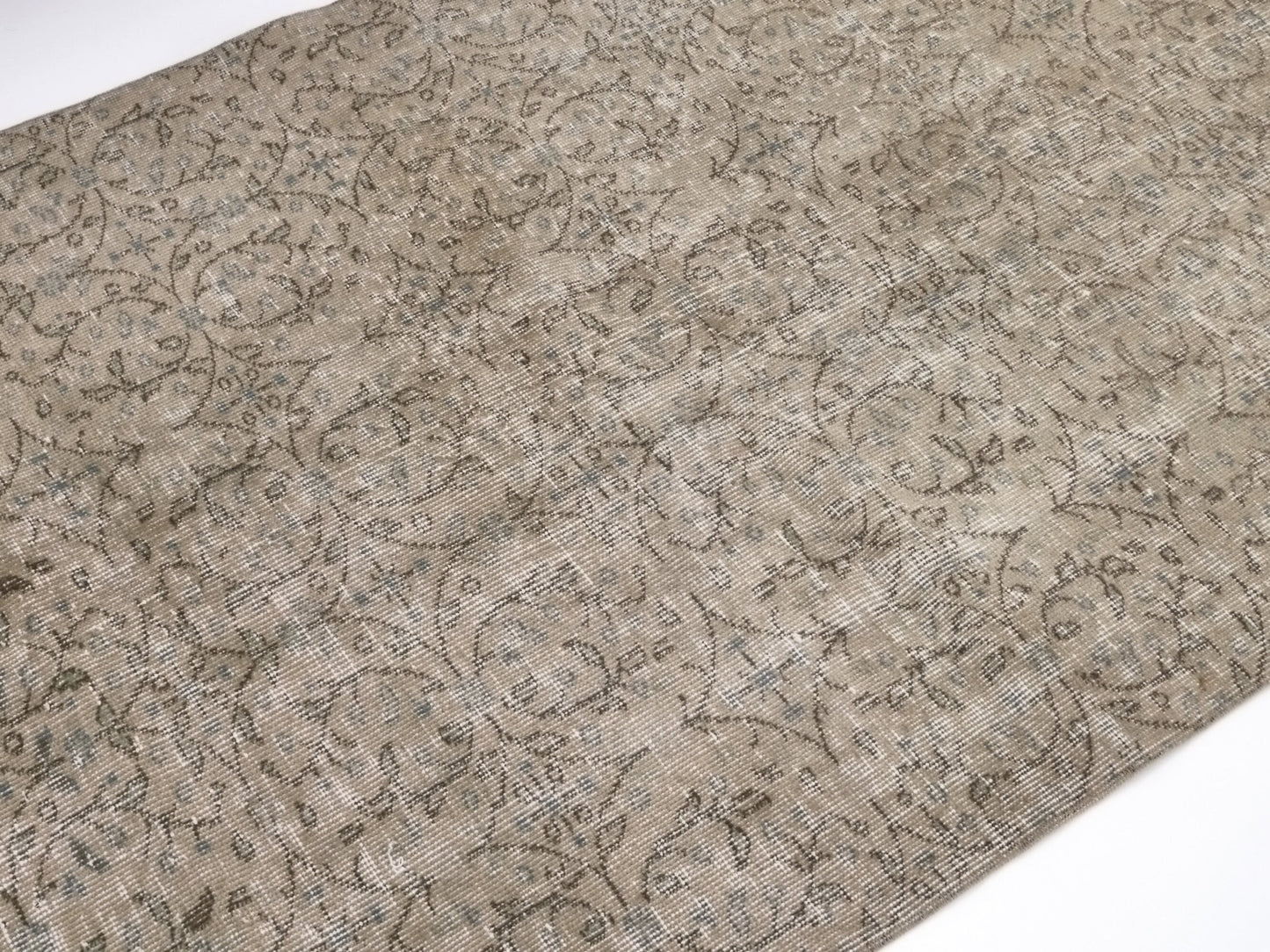 Vİntage Rug, Anatolian Rug, Oushak Rug , Handmade rug, Neutral Rug, Small Rug 3x4 Rug ,Wool Rug , Turkey rug, One of a kind Rug, 8654