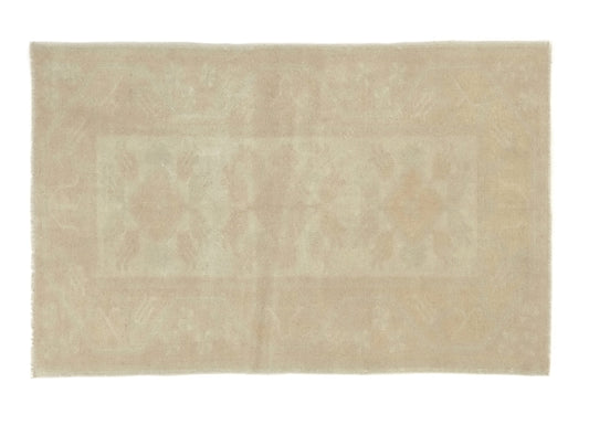 3x4 Turkish Vintage Oushak Rug, 3x4 Rug, Faded rug, Area rug, Neutral rug, Bedroom rug, One of a kind rug, Carpet rug, Anatolia rug, 9590