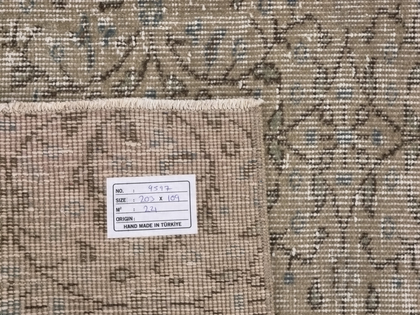 Vİntage Rug, Anatolian Rug, Oushak Rug , Handmade rug, Neutral Rug, Small Rug 3x4 Rug ,Wool Rug , Turkey rug, One of a kind Rug, 8654
