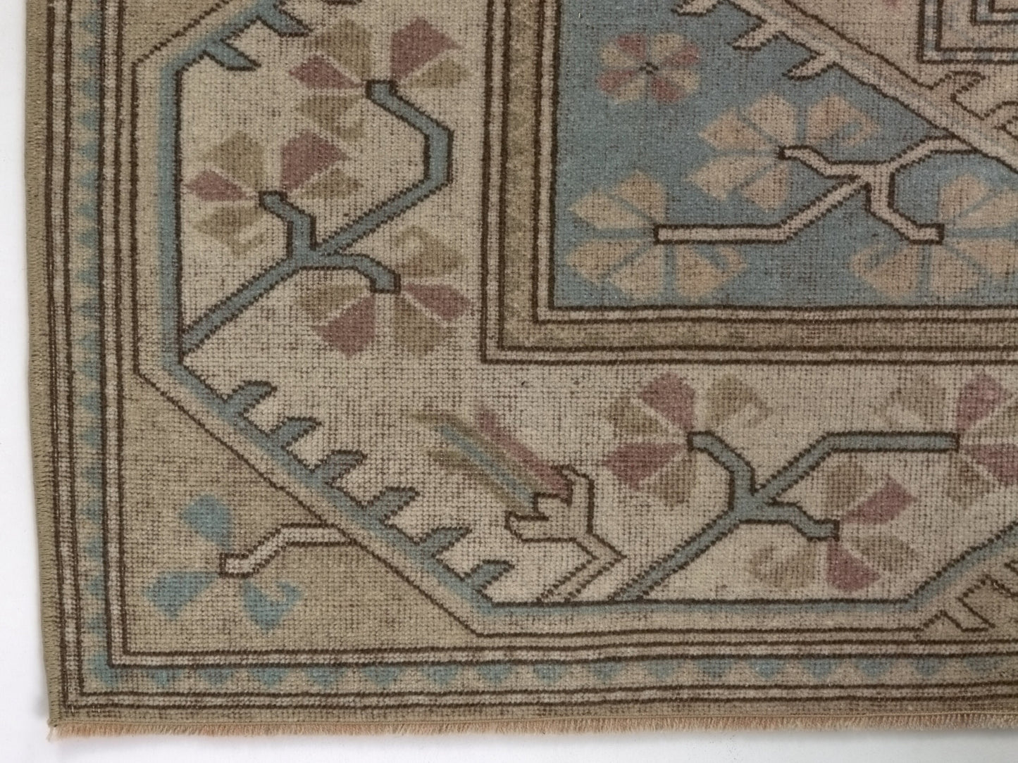 Neutral Oushak Rug, Turkish Rug Area, Vintage Rug Beige, 7x10 Rug, Handmade Anatolia Rug, Carpet rug, Muted Beige Faded Turkish Rug, 8867