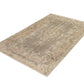 One of a kind Turkish rug, 5x8 Neutral Oushak Rug, Vintage rug Wool, Hand knotted Area Carpet Rug, Unique rug, Turkey rug, 9571