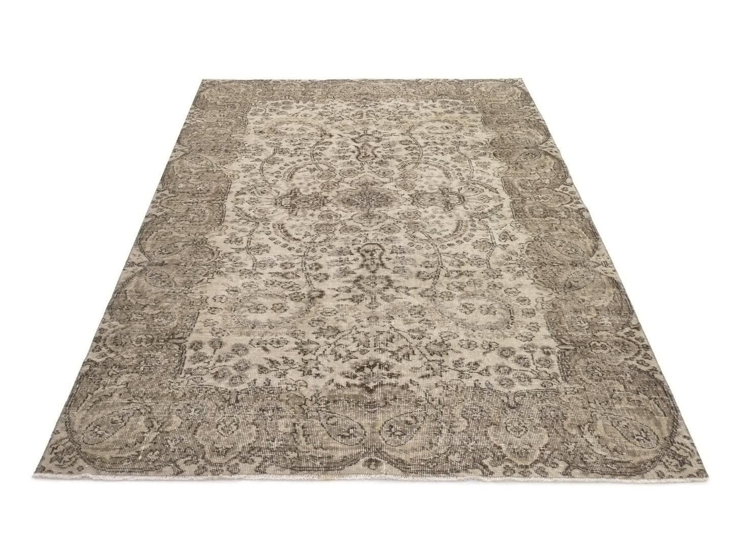 Turkish rug 5x8, Art deco Carpet rug, Oushak rug 5x8, Unique rug, Rare find Vintage rug, Turkey rug, Wool rug, One of a kind rug, 9568