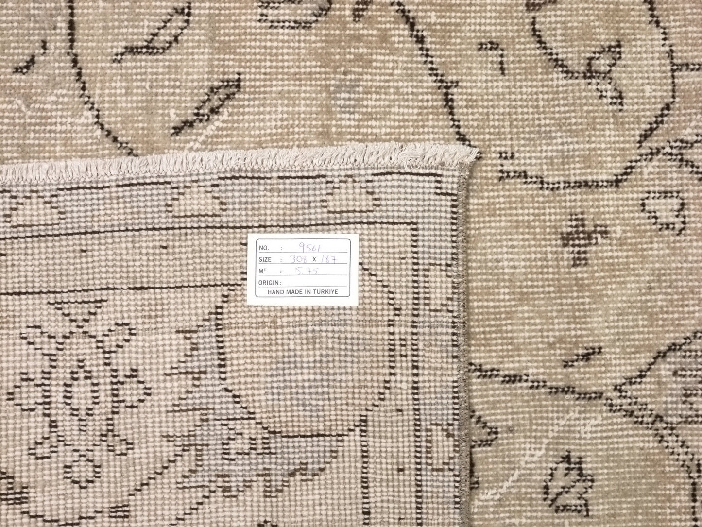 Antique Oushak Rug, Vintage Carpet Rug, Turkish Vintage Rug, Floral Rug, Old Handmade Area Rug, Primitive Rug, Unique rug, 6x10 Rug, 9561