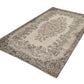 Unique Oushak Rug, Turkish Rug, Vintage rug, Neutral rug, Area rug 6x9, Handmade rug, Wool rug, Anatolia rug,Living room rug,Turkey rug,9579