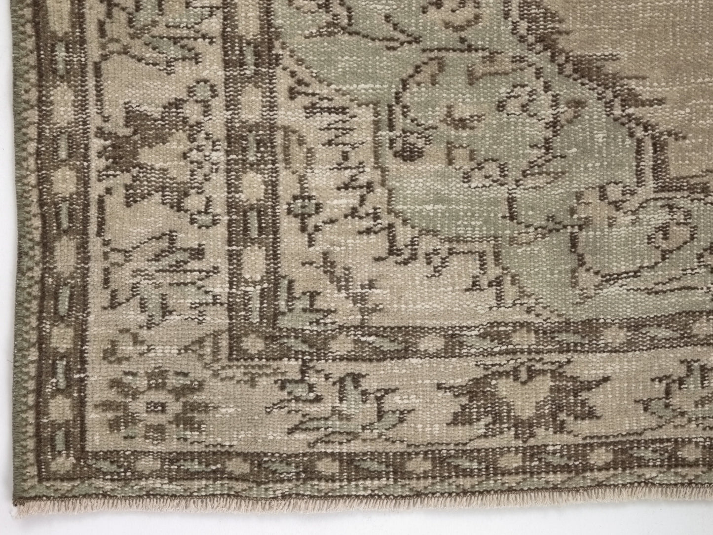 Area Rug 5x9, Turkish Vintage Rug, Oushak Carpet Rug, Neutral Handmade Rug, Living room rug, Turkey rug, Mid-Century Old Vintage Rug, 9560