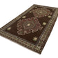 Anatolia Brown Area Vintage Kars Rug, 6x10 Turkish Vintage Oushak RUg, Carpet Rug, Primitive Handmade Wool Rug, Living room rug, 9555