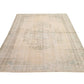 Turkish Neutral Rug, Vintage Rug, Area Rug, Beige Rug 6x9, Faded Rug, Muted Handmade Oushak Rug, Bedroom rug, Entryway rug, 9479