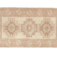 3x5 Turkish Vintage Oushak Rug, 3x5 Rug, Faded rug, Area rug, Neutral rug, Bedroom rug, One of a kind rug, Carpet rug, Anatolia rug, 9092