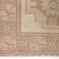 3x5 Turkish Vintage Oushak Rug, 3x5 Rug, Faded rug, Area rug, Neutral rug, Bedroom rug, One of a kind rug, Carpet rug, Anatolia rug, 9092